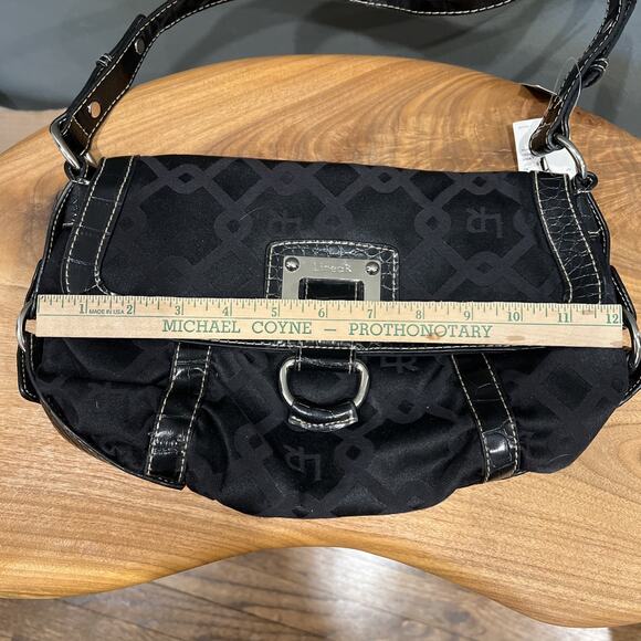 NWT Linear Handbag, Purse, Black Vintage medium - Picture 11 of 12